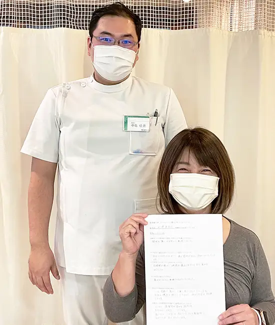 股関節痛の患者様