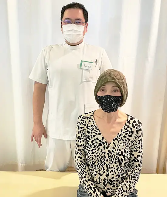 背中の痛みの患者様